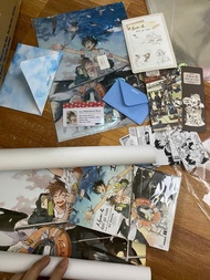 (full pk) Lẻ Truyện tranh cũ Người lạ dưới gió xuân tập 1 2 3 bản đặc biệt đủ phụ kiện