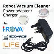 UK Plug 24V Sweeping Robot Charging for ECOVACS Deebot ILife IROVA Giselle Vacuum Charger V1 V3 V5 V