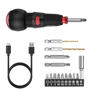 Cordless Portable Electric Screwdriver Set Rechargeable Screw Driver Professional Small Appliance Re