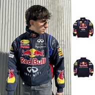 F1 Red Bull Racing Jeket Embroidery Bomber Jaket Men Motorcycle Jacket American Varsity jacket