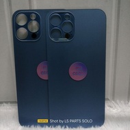 Backglass Backdoor/ Back Cover/ IPh 12 PRO Blue / biru