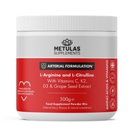 [Made in UK] Metulas Arterial Formulation ® powder with L-Arginine & L-Citruline 300g [Exp:12/25]