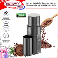 Handheld Espresso coffee bean grinder, battery powered. Premium American brand HiBREW - G5 MINI - 1 