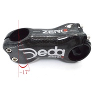 DEDA New Black Glossy Road Carbon Bicycle Stem 31.8*70-130mm 6 17 Degrees Mountain Bike Carbon Stem 