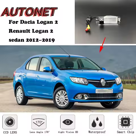 AUTONET Backup Rear View camera For Dacia Logan 2 Renault Logan sedan 2012~2019 /parking Camera or B
