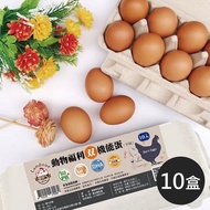 【咱兜ㄟ養雞場】動物福利双機能蛋(紅殼)100顆(10入x10盒)(團購箱)(下單後7個工作天出貨)