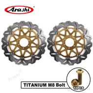 Arashi CNC Full Floating Front Brake Disc Disk Rotors For BIMOTA DB4 904 1998-1999 / SB8K GOBERT 100