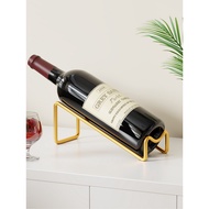 Red Wine Shelf Household Ornaments Put Wine Cabinet Shelf Living Room Desktop Inclined Wine Bottle B