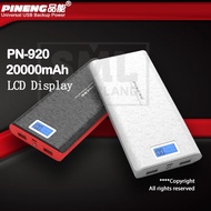 100% ORIGINAL Pineng Power Bank PN920 20000mah PowerBank Fast Charge