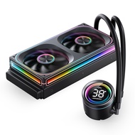 Jonsbo TH-240 / TH-360 Digital CPU Aio Cooler 240mm 360mm Black / White ( 5V ARGB ) Liquid Radiator