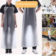 SIMPLESHOPLS Kitchen Apron, Thickened Waterproof Cafeteria Apron, Durable Oil Resistant Lightweight 