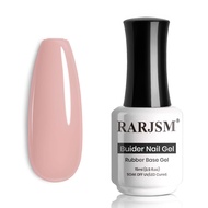 RARJSM Rubber Base Gel Nail Polish Tea Rose Pink Nude Skin Tone Rubber Base Gel for Nails Natural Nu