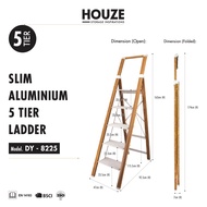 HOUZE - LIFE Woodgrain 4 | 5 Tier Ladder