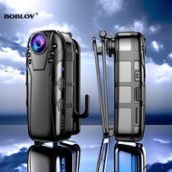 Boblov Body Worn Camera For Police 1080P HD Mini Samll Camera Drone Security Guard Id Lace Security 