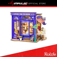 Robotime Rolife DIY Miniature House Kit DG171 - Leisure Time Tea Room