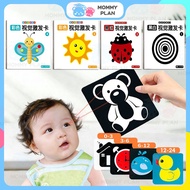 Baby Flash Card 0-24 months Baby Visual Stimulus Card Montessori Flash Card Educational Toys Baby Bl