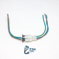 Universal pair of 3 (pin 3) cable connection sockets Original