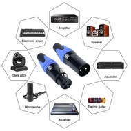 SJM Heavy Type XLR Male Female Connector Zincs Alloys XLR Cable Connector For Stable