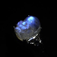 藍月光貔貅戒子 礦石/水晶/靈修/開運/招財/破煞/防小人