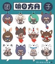 Anime Arknights Pramanix Amiya Hung SilverAsh Cosplay Cartoon Mini Plush Dolls Dango Keychain Toy Cu