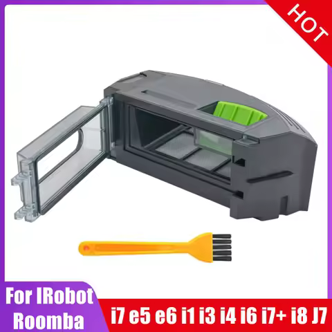 Dust Bin Box for IRobot Roomba e/i/J Series i7 e5 e6 i1 i3 i4 i6 i7+ i8 J7 Vacuum Cleaner Parts Repl
