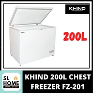 {KL & Klang Valley Area Only}KHIND FZ-201 200L CHEST FREEZER WITH LOW ENERGY CONSUMPTION