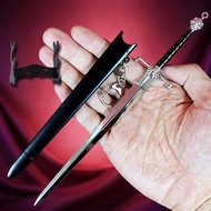 8.6inch Classic Zinc Alloy Ninja Sword Prop Display Stand Collection Photography