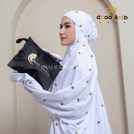 Mukena Mukenah Terusan Remaja Dewasa Jumbo putih