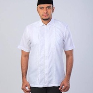 Promo Baju koko lengan pendek almia-Kemeja koko pendek almia-Baju Koko