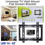 LCD LED TV Wall Mount Bracket 14-42" Inch TV Panel Plate Bracket Max 25kg 14 inch - 42 inch