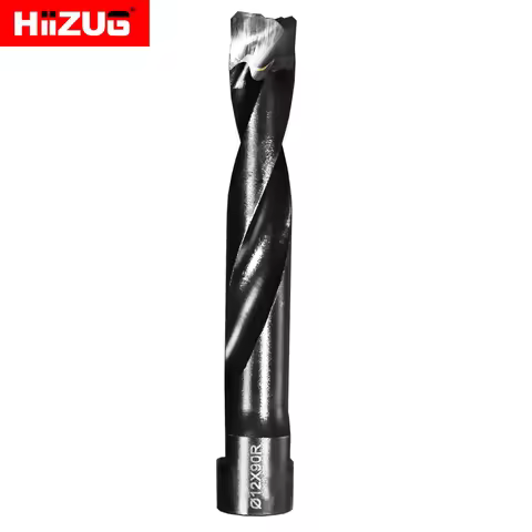 14mm Shank Solid Carbide Drill Bit 12x90mm Right Fit for Domino Jointing Machines TCT Drill Bit with