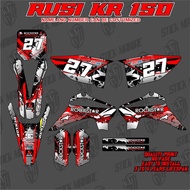 Rusi KR 150 decals sticker laminated