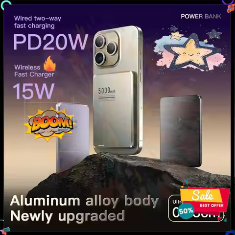 SWZY 10000mAh For IPhone Samsung HUAWEI Xiaomi Super Slim Power Bank 5000mAh Alloy Shell Battery Fas