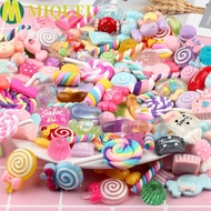 MIQUEL 30/60/90 pcs nail decoration non-toxic phone charm slime charms crafts croc accessories resin cartoon kawaii gifts scrapbooking supplies