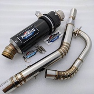 ORIGINAL !!! knalpot racing satria fu 150 karbu YOSINGSAE silincer KARBON KEVLAR pipa leher kenalpot