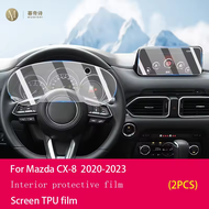 For Mazda CX-8 2020-2025 Matte anti glare Screen Protector console Navigation LCD screene TPU film S