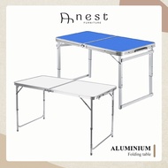 (NEST) PORTABLE ALUMINIUM FOLDING TABLE Outdoor | Foldable Table | Fold | Office | Furniture