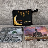 5pcpcs Printing Wallet 19.5 x 16.5 cm Money Poch/ Cosmetic Poch/ Coin Poch/ Hajj Umrah Souvenirs