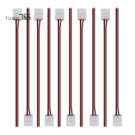 50Pcs LED Tape Connector 2Pin LED Strip Accessories Connectors for 2835 3528 5050 5730 5630 SMD LED 