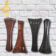 Mahogany Wood/ Ebony wood 4/4 Violin Tailpiece with tailrope