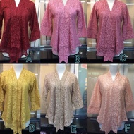 HITAM Brukat Kebaya Top Kartini Kebaya Top Plain Floy Politikaru Kebaya Top Various Colors modern Ke