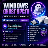 BOOTABLE USB WIN10 AND WIN11 GHST SPCTR Ultra-Lite, Fast Install & Optimized Performance Edition Pen