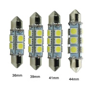 2x Led Festoon Light On Car 36mm 39mm 41mm 44mm C3W C5W C10W 12v 24v Auto Interior Dome Bulb Truck R