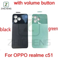 For oppo realme C51 battery door cover with side volume button on the back shell
