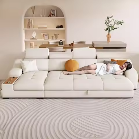 Modern Luxury Designer Nordic Divano Trendy Furniture Designer New Couches Unique Waterproof Electri