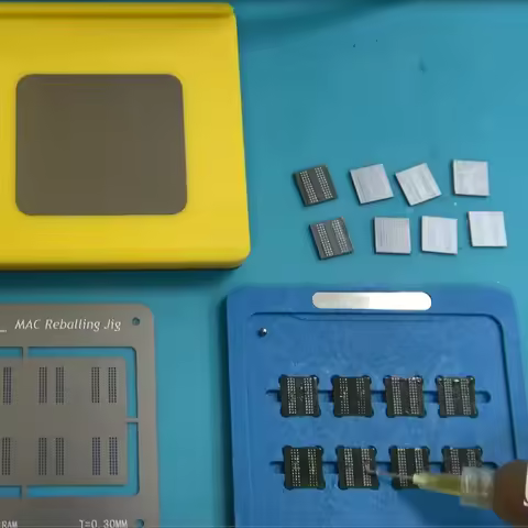 MasterXu logic board BGA Reball Plate For MacBook GPU PMUI SMC/USBC/Charging Chip A1534 A1932 LPDDR3