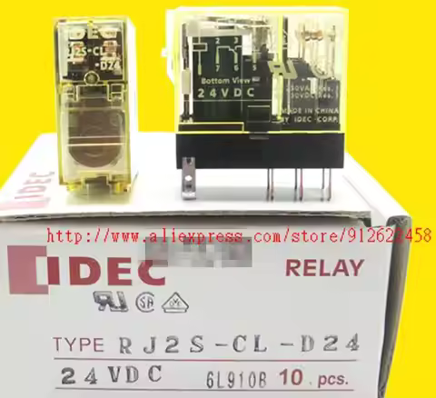 10PCS New Original IDEC RELAY RJ2S-CL-D24 24VDC RJ2S-CL-A220 220VAC 8A SJ2S-05B