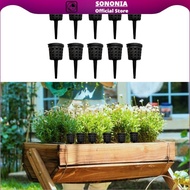[SONONIA] 10Pcs Fertilizer Basket Fertilizer Box with Lid for Gardening Potted Garden
