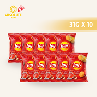 [SINGLE BUNDLE] LAYS Sweet Chilli 31G X 10 (PACKETS)