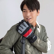 【秋冬新時尚】防風防潑水刺繡觸控手套-格紋